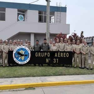 1.-visita profesional al Grupo Aéreo N.º 31 de la Fuerza Aérea del Perú